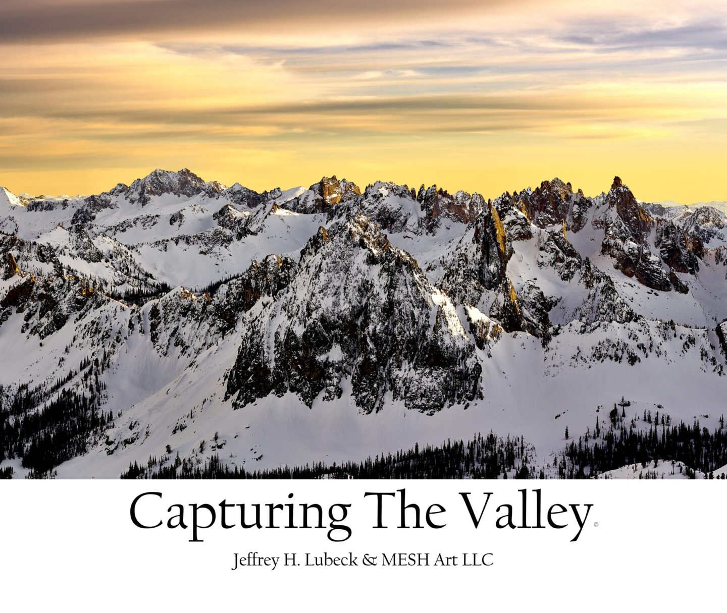 Sunset on the Heart of the Sawtooths