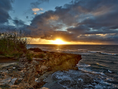 Bursting Sunrise at Shipwreck Beach ©