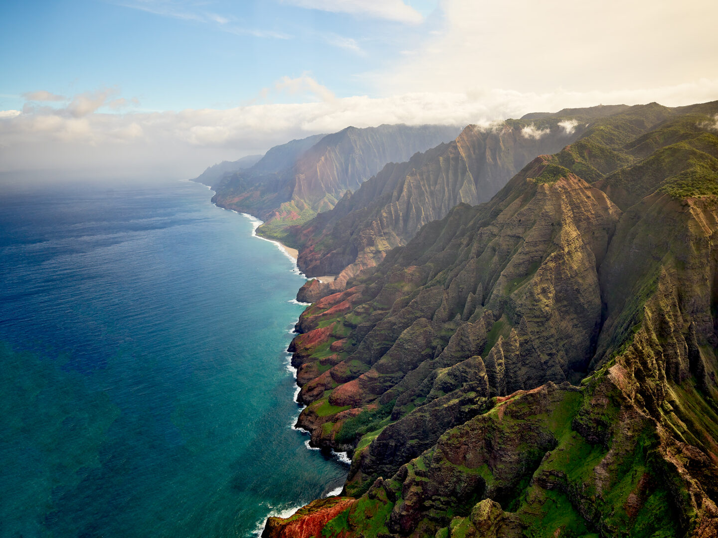 Na Pali Coast At Attention