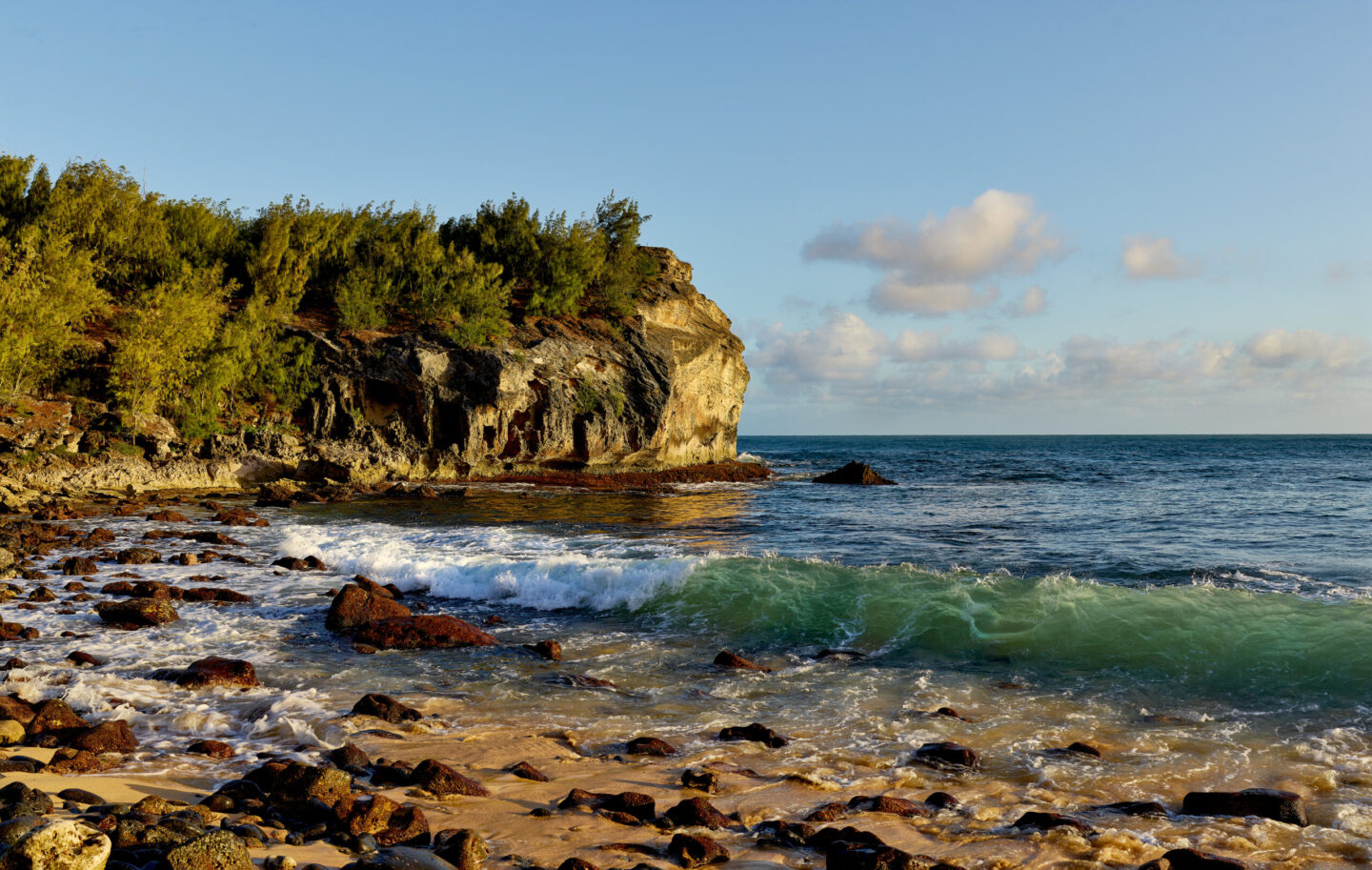 Setting Sun at Shipwreck Beach