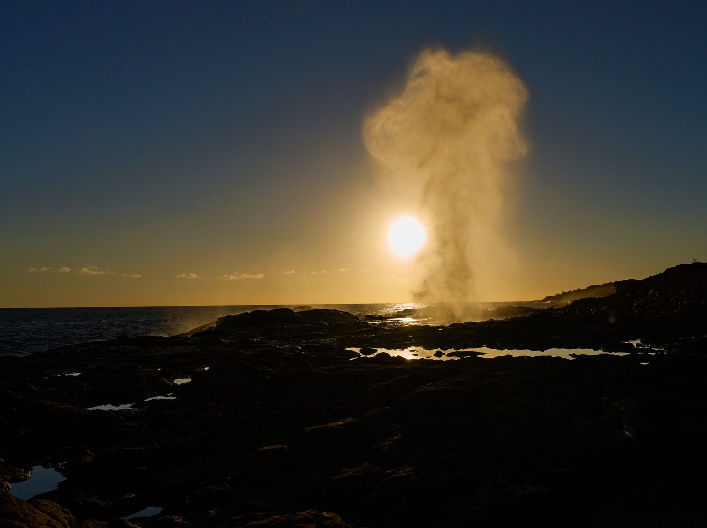 Spouting Horn at Sunset