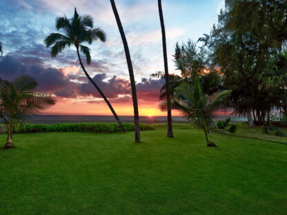 Gold on the Horizon - Sunset in Kauai