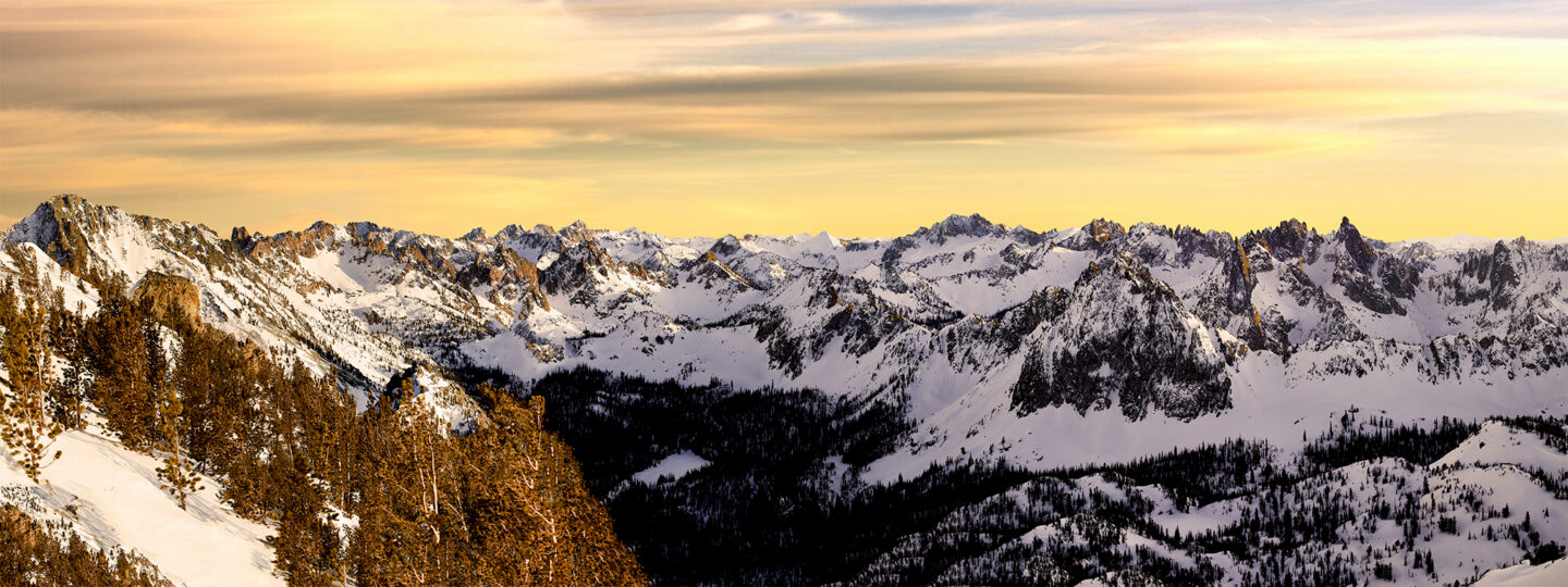 Grand Sunset in the Sawtooths