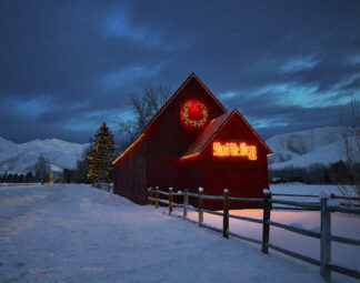 The Barn at Christmas